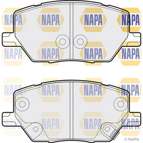 Brake pads set - pads, jeep