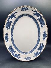 Blue Dragon Pattern A8029 Booths Silicon China 1906 Large 12" Oval Platter