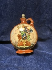 Antique Royal Doulton Kingsware Dewar's Britannia Whisky Flask RD.670019 No.181