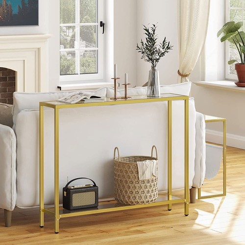Hoobro console table tempered - console,