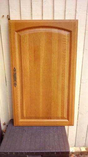 Solid light oak kitchen - light,