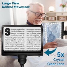 4X Magnifying Glass with Stand