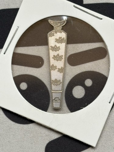 2grs 999 silver spliff - silver,