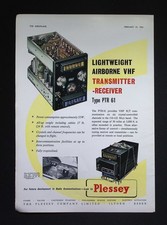 Original 1953 Advert Plessey