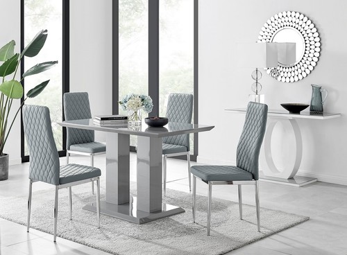 Imperia grey high gloss - high,
