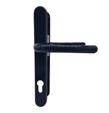 Anthracite Grey 92mm/215mm PZ UPVC Lever Sprung Front Door Handle Set