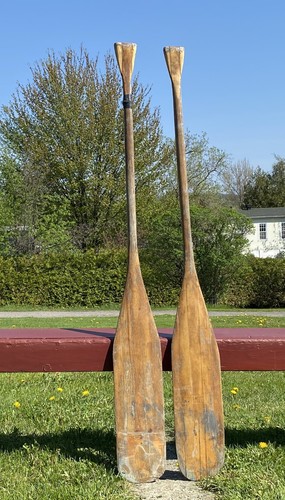 Set weathered wooden paddles - set,