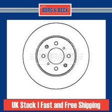 2x Brake Discs Solid For Rover MG Cabriolet 216 1.6i 16V Borg & Beck Front