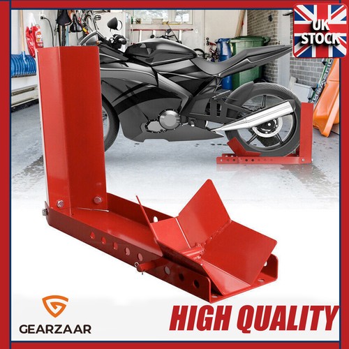 Motorcycle front wheel chock - wheel,