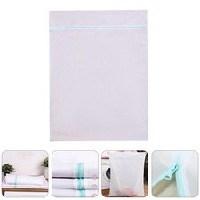  Storage Bags for Comforters Drawstring Zipper Design Laundry Mesh Clothes