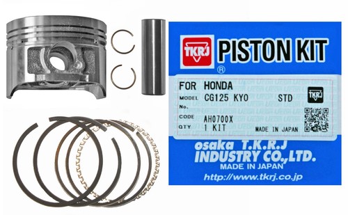 Honda cg125 piston kit - piston,