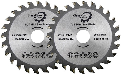 85mm 24t tct - mini, circular