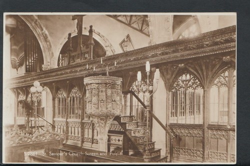 London postcard saviour s - postcard, st