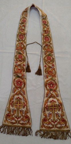 Antique french needlepoint - french,