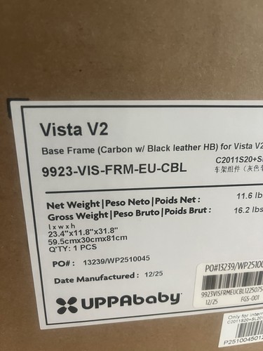 Uppababy vista chassis frame - vista, chassis/