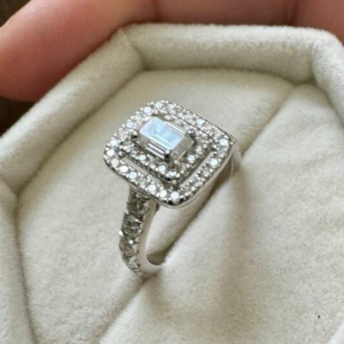 Silver new classic square - ,