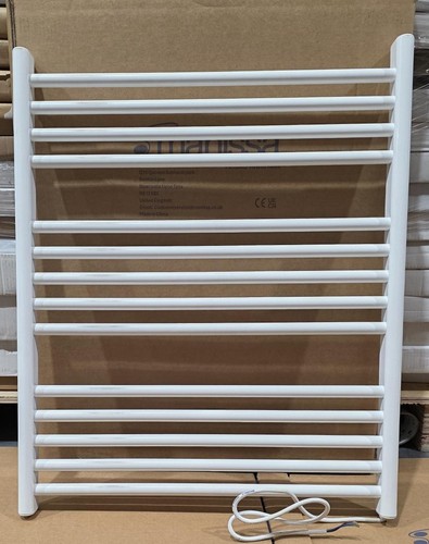 Electric towel radiator white - electric,