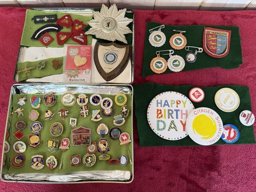 Pin badges vintage - vintage, enamel