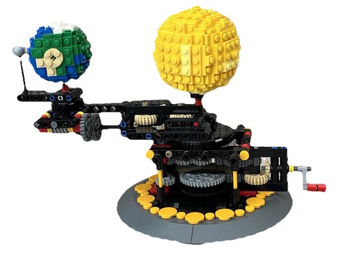 Lego moc orrery sun - sun, moon