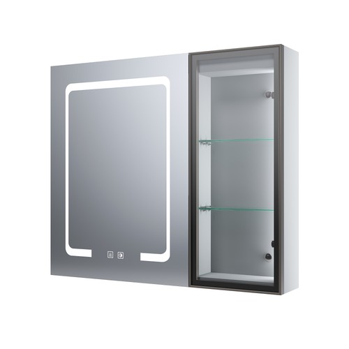 Bathroom mirror cabinet with - mirror,