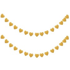  2 Pcs Glitter Star Garland