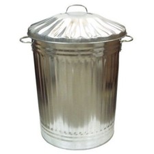 Galvanised Metal Bin Home