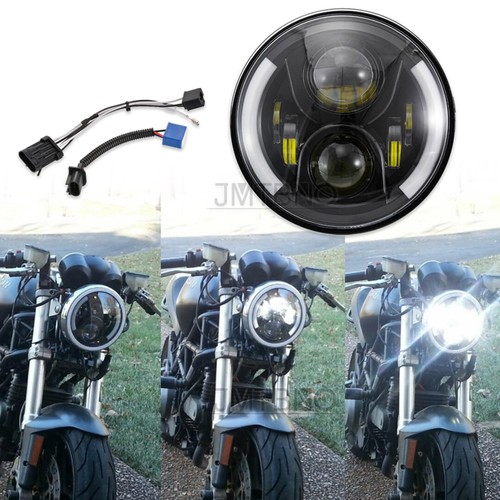 Inch round led - headlight, for