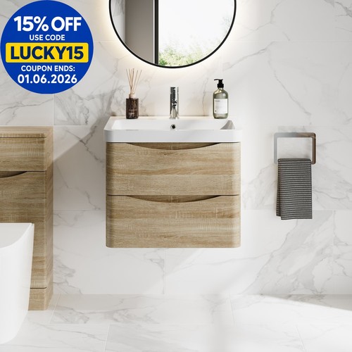 600mm bathroom vanity unit - bathroom,