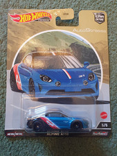 HOT WHEELS DIECAST AutoStrasse Alpine A110 Premium Real Riders Renault Mattel