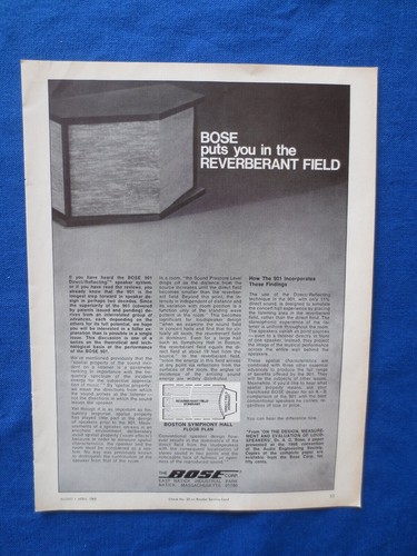Bose 901 speakers magazine - bose,