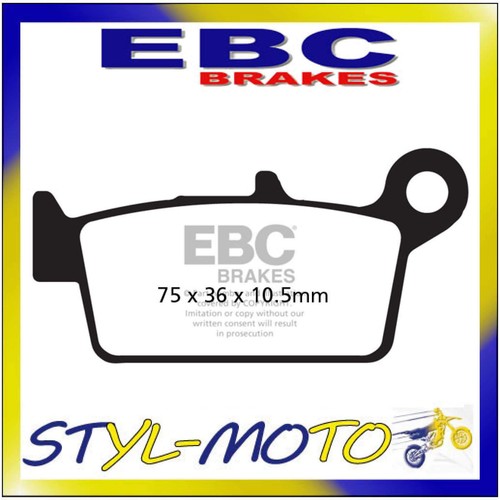 Fa131tt sintered rear brake - rear,