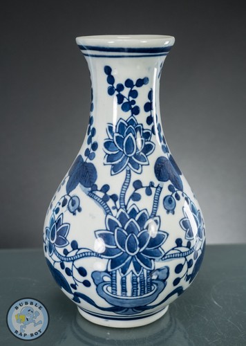 Vintage chinese porcelain vase - porcelain,