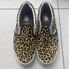 VANS Leopard Print Gold Slip