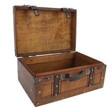 B- Wooden Chest Vintage