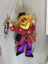 Vintage Clown With Umbrella