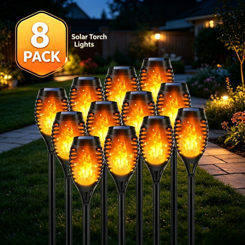 Pack solar flickering flame - solar,