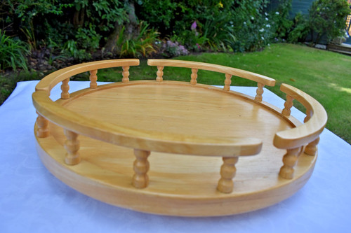 Vintage large wooden lazy - vintage,