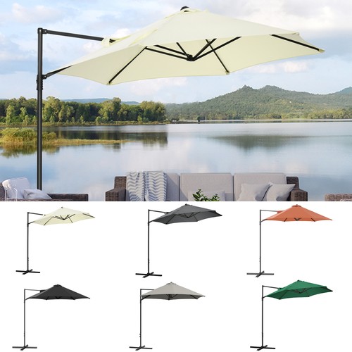 Garden cantilever parasol - 2.5m,
