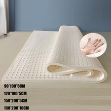 Natural Latex Mattress Thin Models Tatami Double Rubber Soft Breathable UK