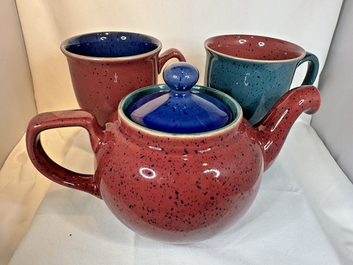 Denby harlequin teapot - denby, 1