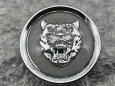NEW GENUINE JAGUAR ALLOY WHEEL CENTRE CAP BADGE GREY SILVER  XR87794 XJ XK XJS