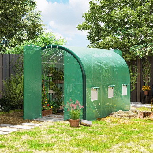 M polytunnel greenhouse - x,