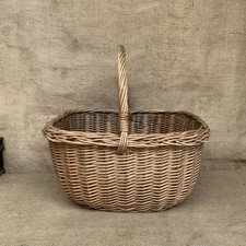 Vintage Wicker Basket With