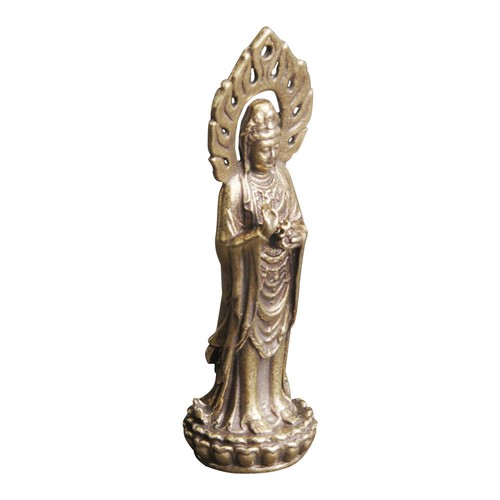 Kuan yin statue brass buddha - yin,