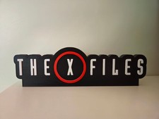 The X Files  x-files 3D Logo Sign Display  Fan Made Collectible TV Sci Fi Gift
