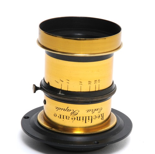 Vintage brass lens - vintage,