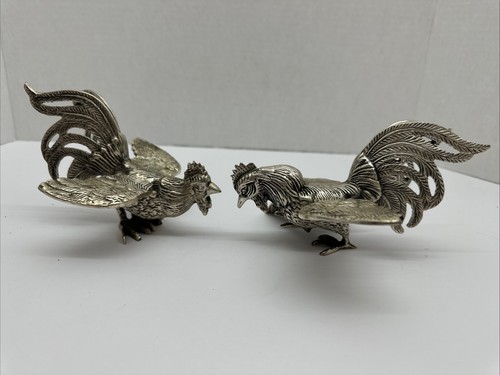 Vintage pair silver plated - pair,