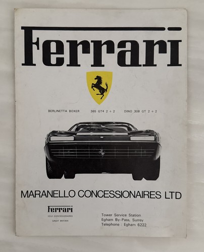Ferrari maranello brochure - maranello,