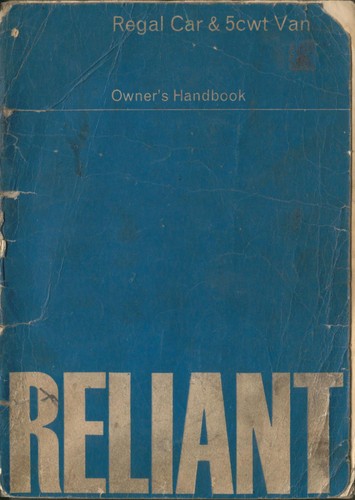 Reliant regal car - reliant, van