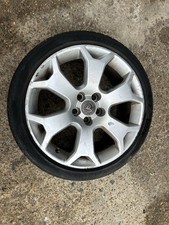 VAUXHALLASTRA VXR 18" ALLOY WHEEL SINGLE SNOWFLAKE 5 X 110 MK5 H 9871